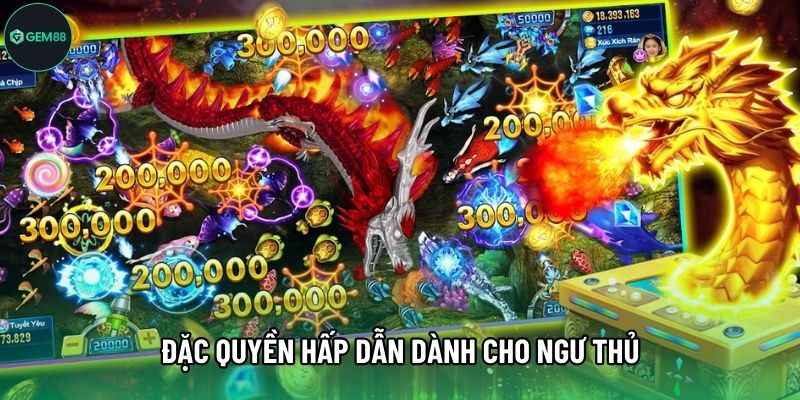 Đặc quyền hấp dẫn dành cho ngư thủ