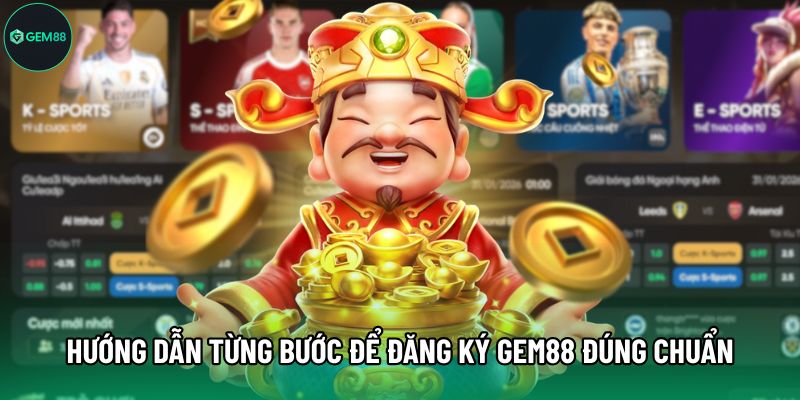 Hướng dẫn từng bước để đăng ký Gem88 đúng chuẩn